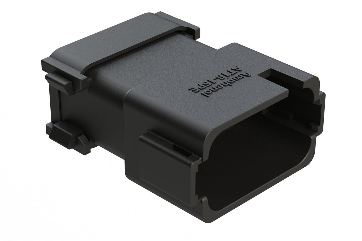 AT16-15PE-K003 15 Position Receptacle, Pin, Keyed E, End Cap, Reduced Diameter Seal, Black