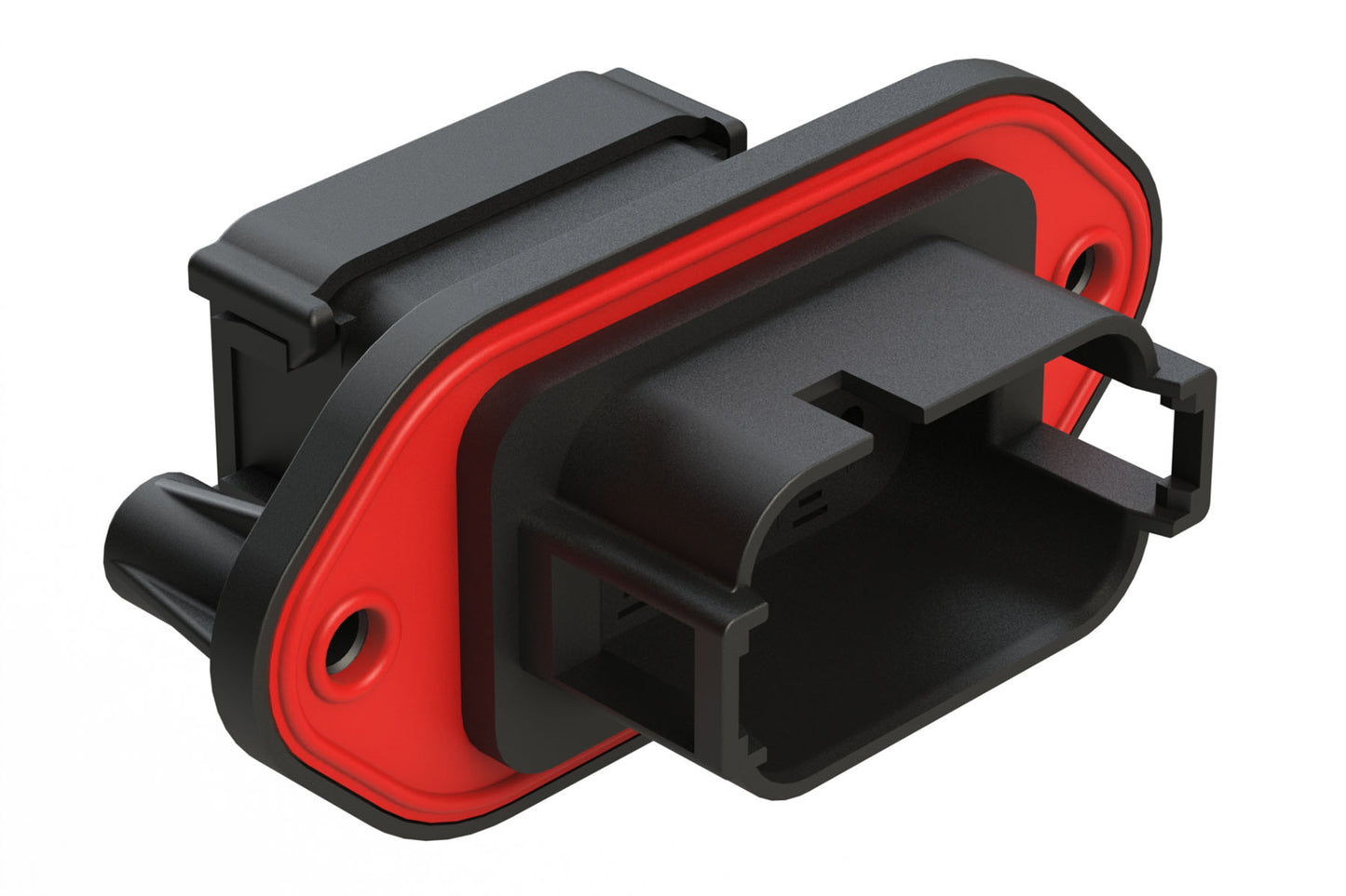 AT1612-13PB-G 13-Way Receptacle, Pin, Panel Mount, Self-Threading, Standard Seal, Cap, Keyed B. (Wedgelock not required)