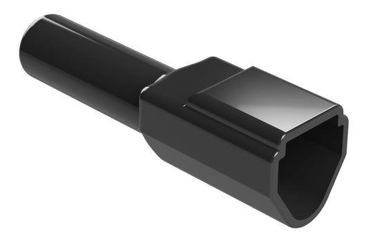 AT3P-BT-BK Boot (Backshell) for 3-way Receptacle, Black. DT3P-BT-BK