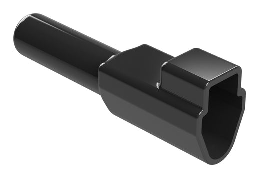 AT3S-BT-BK Boot (Backshell) for 3-way Plug, Black. DT3S-BT-BK