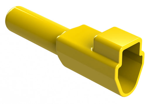 AT3S-BT-YW Boot (Backshell) for 3-way Plug, Black. DT3S-BT-YW