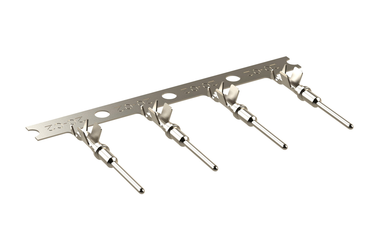 AT60-20-0222 Male Contact, Stamped, Size 20, 16-22AWG, Nickel Plated. 1060-20-0222