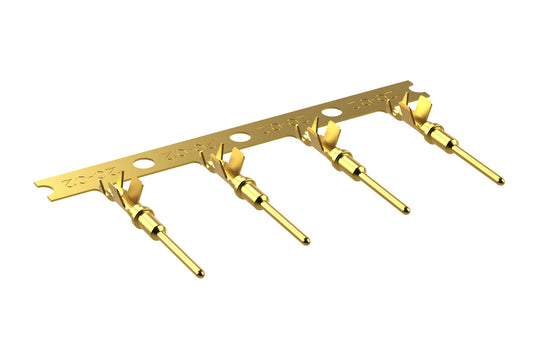 AT60-20-0244 Male Contact, Stamped, Size 20, 16-22AWG, Gold Plated. 1060-20-0244