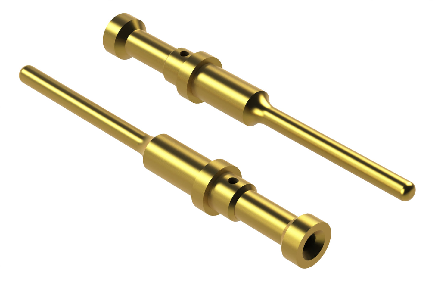AT60-202-2031-22 Size 20 Machined Contact, Pin, 5A, 22-26AWG, Gold-Plated
