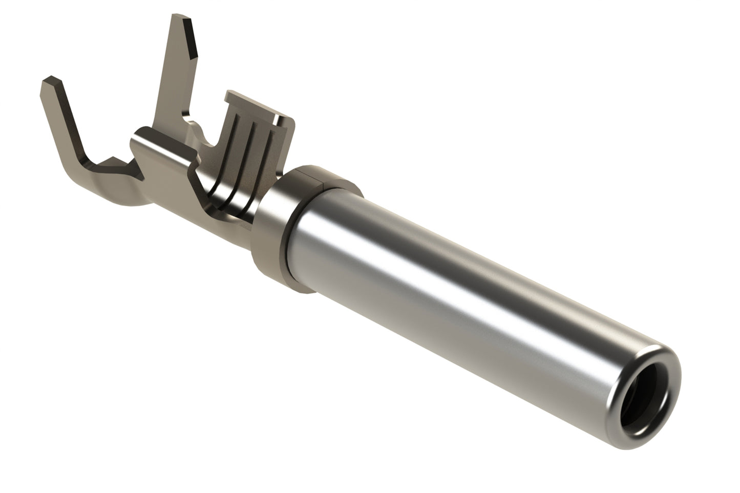 AT62-12-0222-LP Size 12 Stamped & Formed Contact, Nickel Plated, Female, 10-12AWG, Loose Pieces, Bag of 50. 1062-12-0222