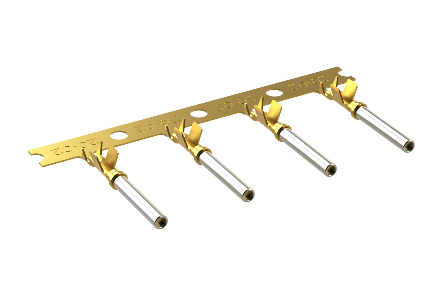 AT62-20-0244 Female Contact, Stamped, Size 20, 16-22AWG, Gold Plated. 1062-20-0244