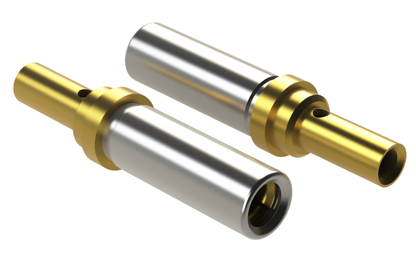AT62-210-1231-1618 Size 12 Machined Contact, Socket, 16-18AWG, Gold Plated, Diagnostic Grade