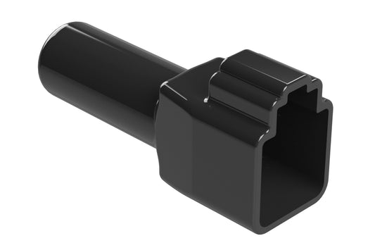 AT6S-BT-BK Boot (Backshell) for 6-way Plug, Black. DT6S-BT-BK