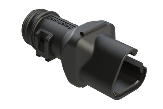 ATBS-231-0305 3 Position Backshell, fits AT06-3S* Plugs, Black. 1011-231-0305