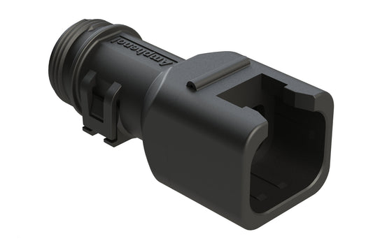 ATBS-235-0405 4 Position Backshell fits AT06-4S* Plugs, Black. 1011-235-0405