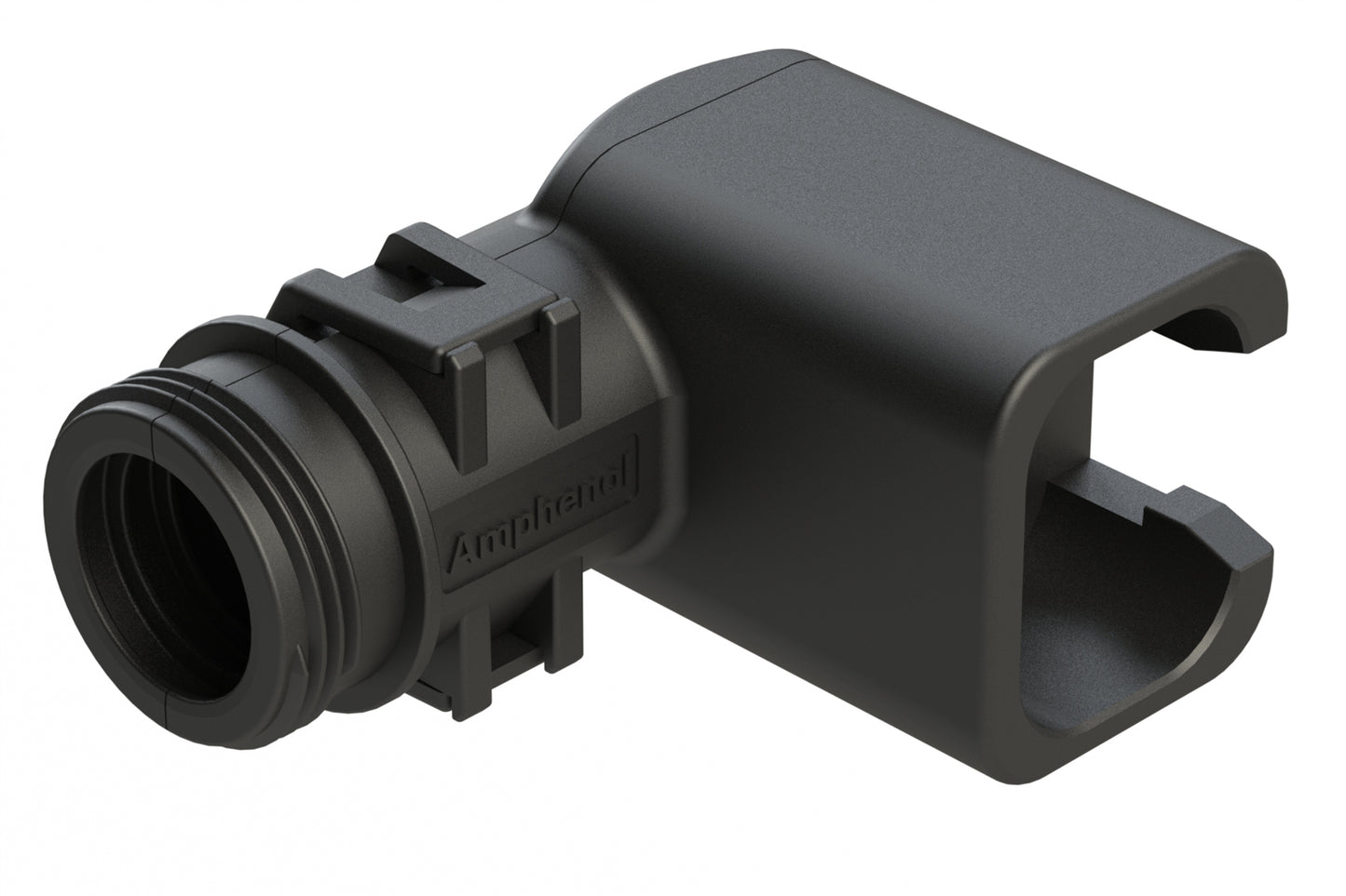 ATBS-236-0405 Backshell for 4 Position Plugs, 90°. Cable Exit Designed for Corrugated Tube NW 6, 7.5 ,8.5 & 10