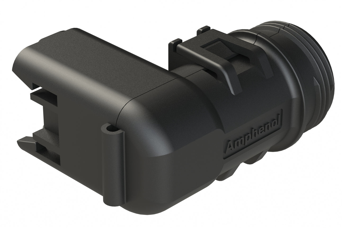 ATBS-232-0305 Backshell for 3 Position Plugs, 90°. Cable Exit Designed for Corrugated Tube NW 7.5, 8.5, 10