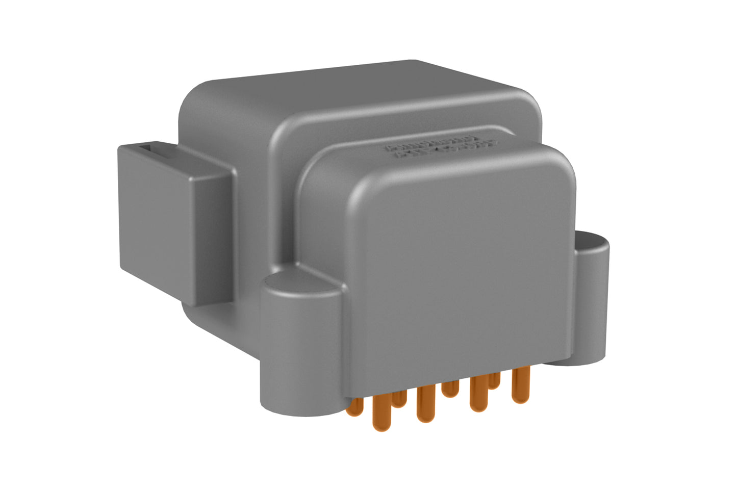 ATF13-08PA-BM11 Board Mount Header, Right Angle, AT, 8 Pin, A-key, Self-Threading, Gold Plated Contacts