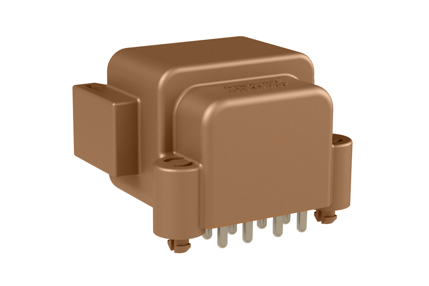 ATF13-08PD-BM03 Board Mount Header, Right Angle, AT, 8 Pin, D-key, Snap Fit, Tin plate