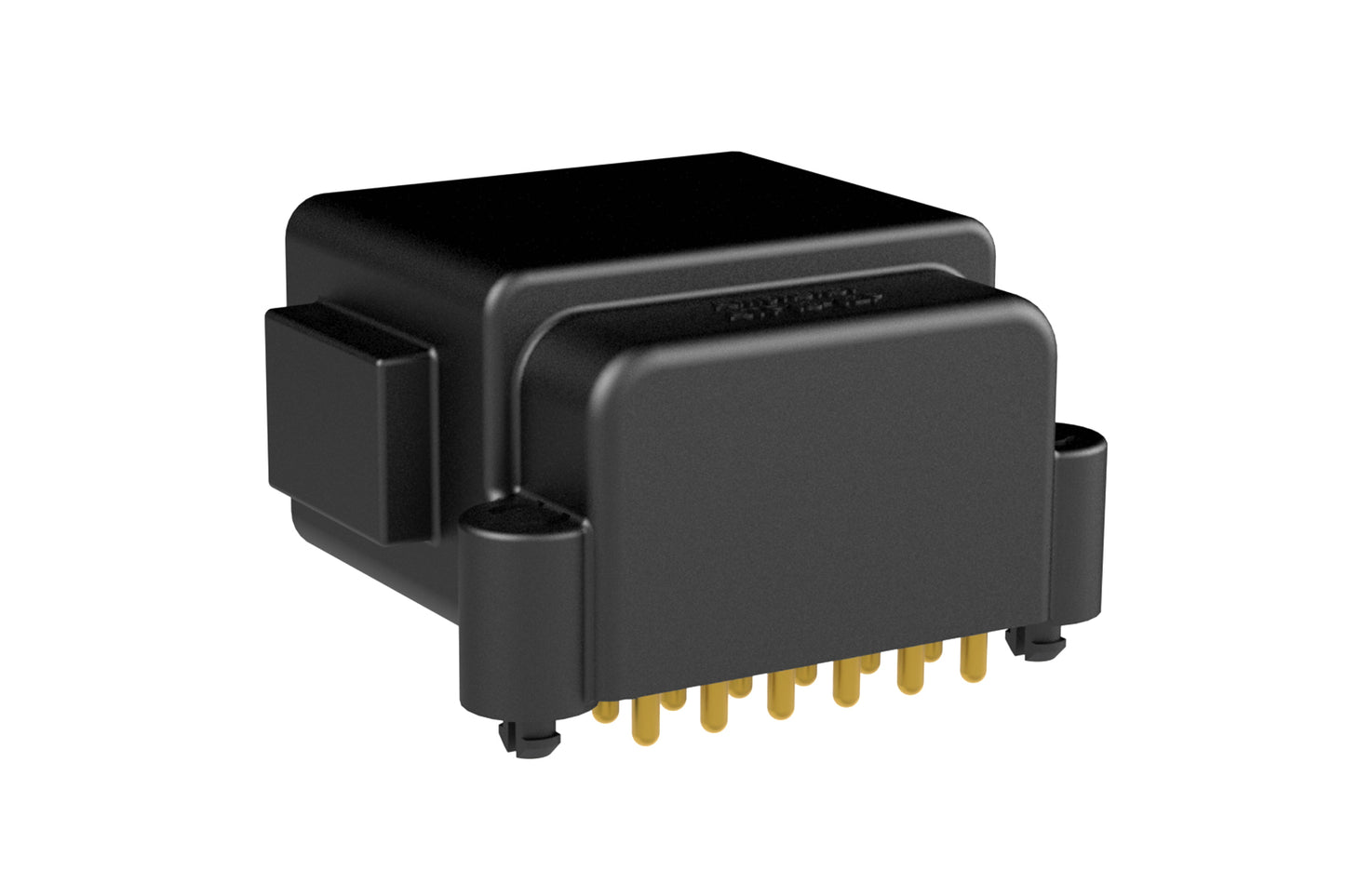 ATF13-12PB-BM01 Board Mount Header, Right Angle, AT, 12 Pin, B-key, Snap Fit, Gold Plate