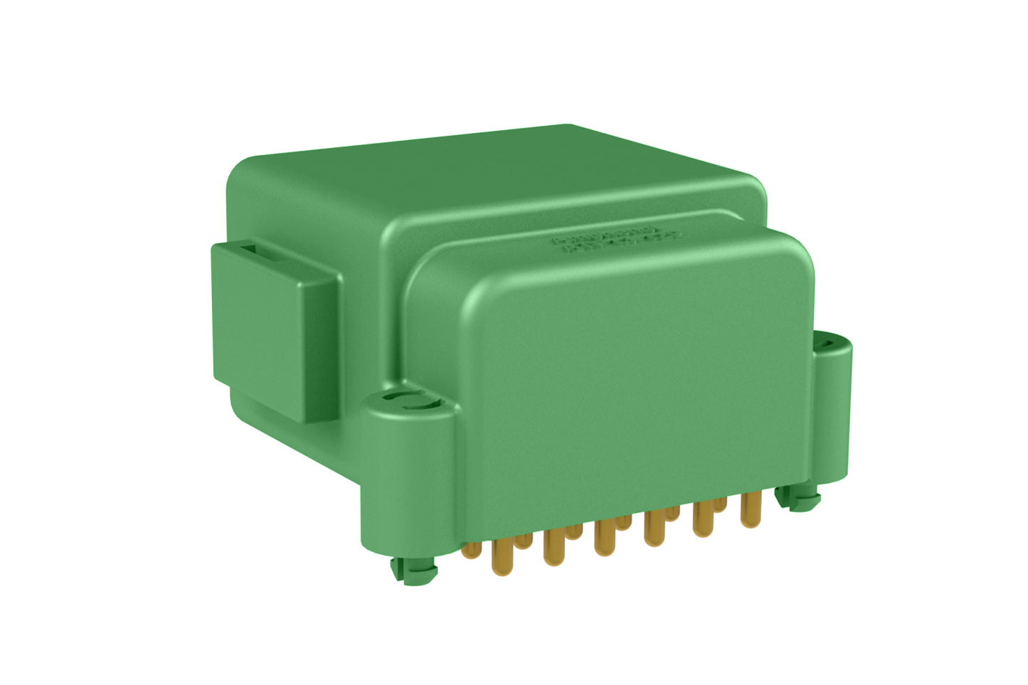 ATF13-12PC-BM01 Board Mount Header, Right Angle, AT, 12 Pin, C-key, Snap Fit, Gold Plate