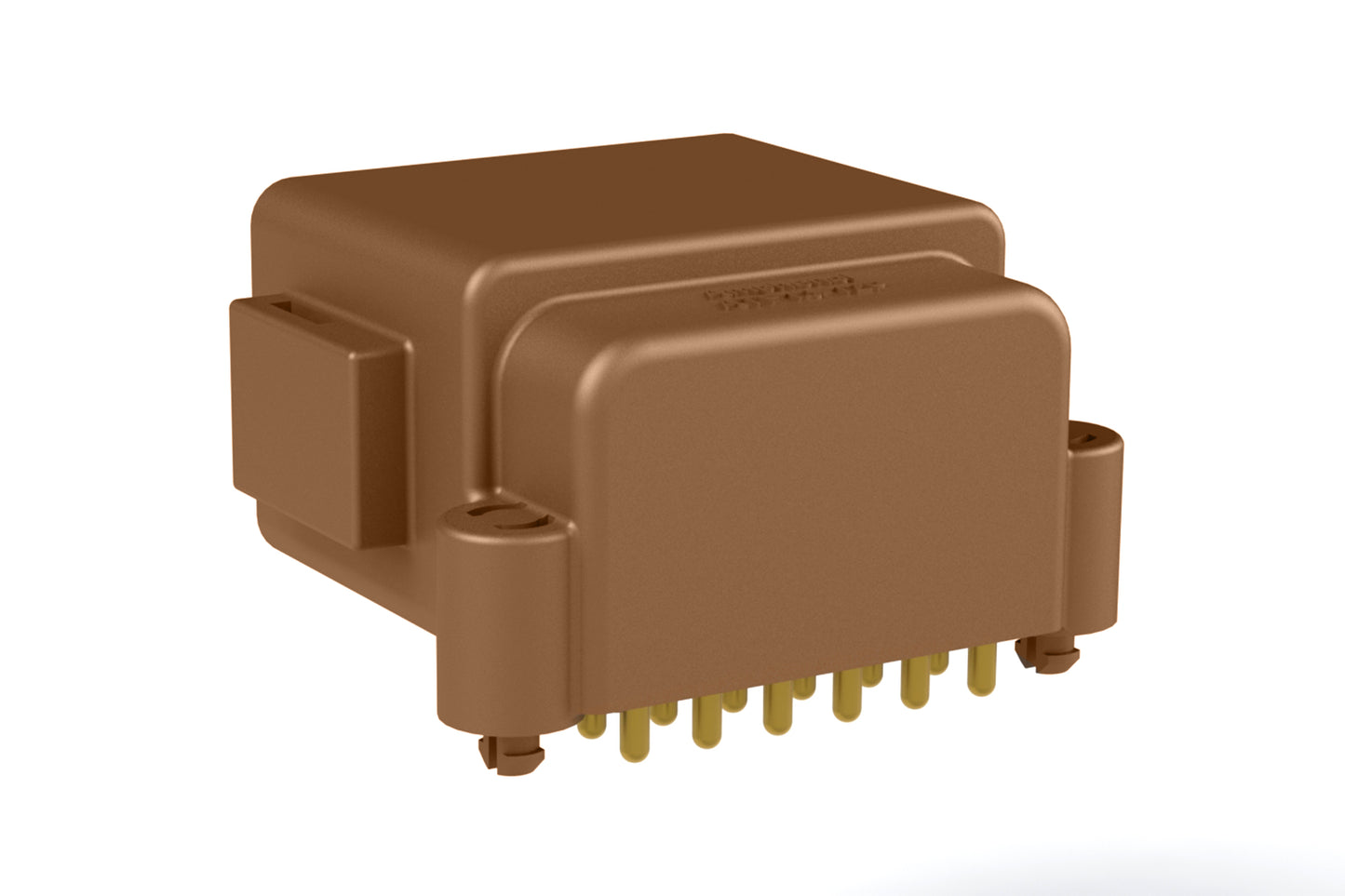 ATF13-12PD-BM01 Board Mount Header, Right Angle, AT, 12 Pin, D-key, Snap Fit, Gold Plate