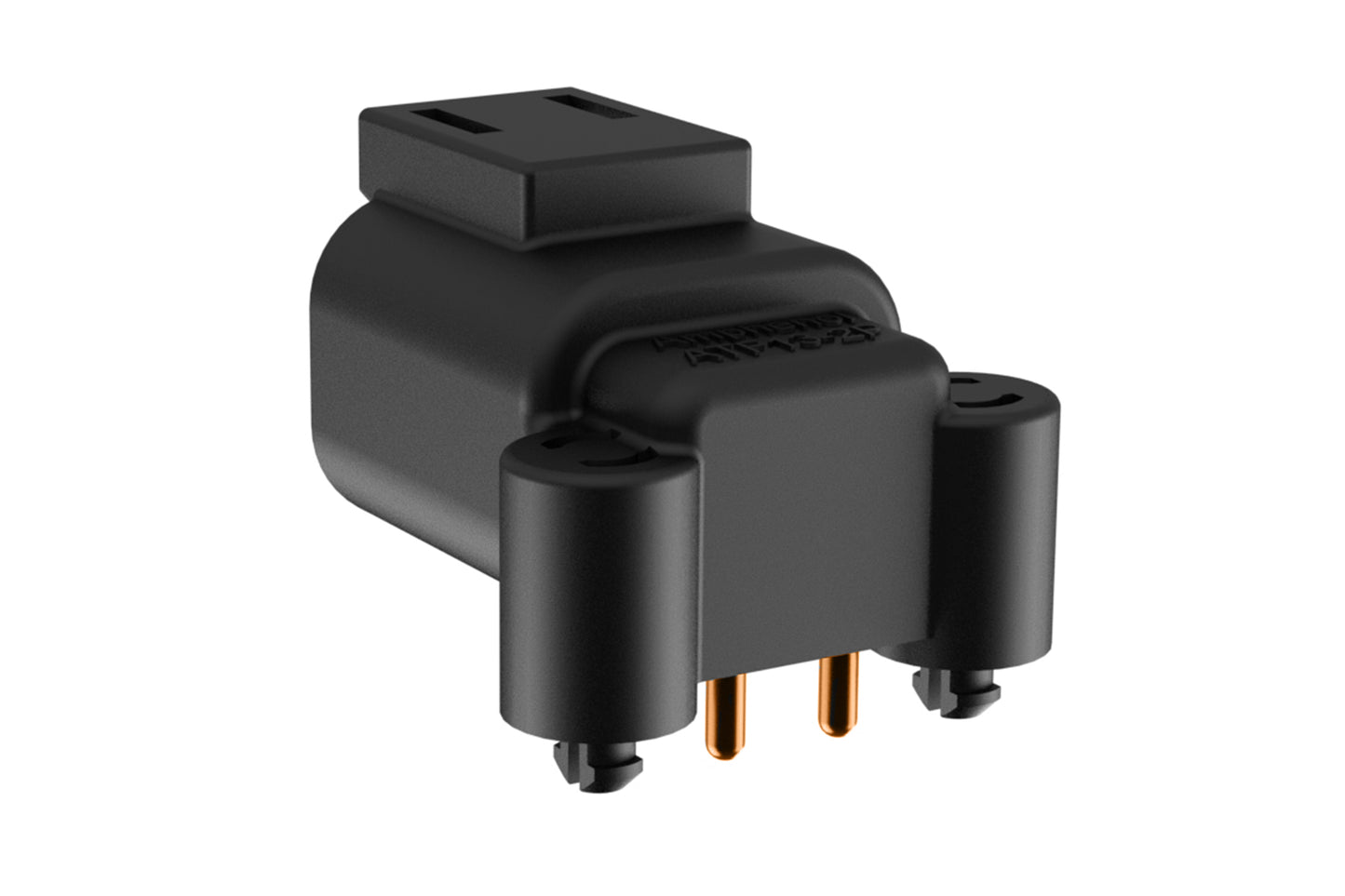 ATF13-2P-BM02 Board Mount Header, Right Angle, AT, 2 Pin, Snap Fit, Gold Plate