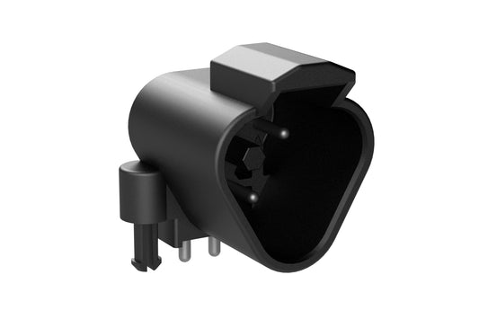 ATF13-3P-BM03 Board Mount Header, Right Angle, AT, 3 Pin, Snap Fit, Tin plate