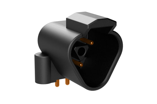 ATF13-3P-BM11J1939 Board Mount Header, Right Angle, AT, 3 Pin, Self-Threading, Gold Plated Contacts, J1939