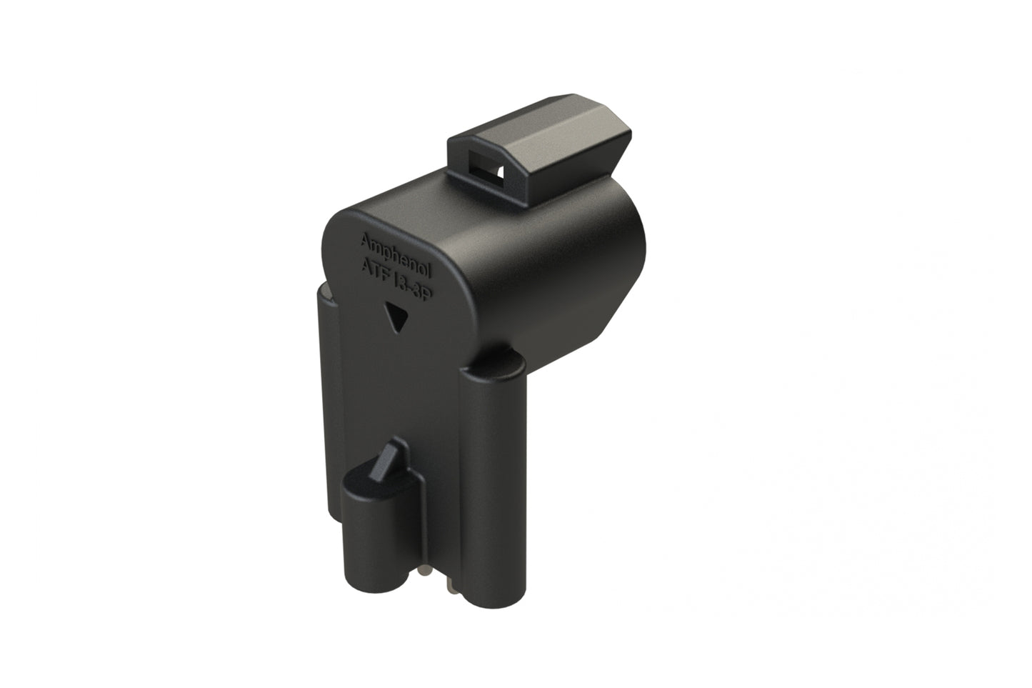 ATF13-3P-BM33J1939 Board Mount Header, Right Angle, AT, 3 Pin, 3X Self-Threading, Extended Height, Tin Plated Contacts, J1939