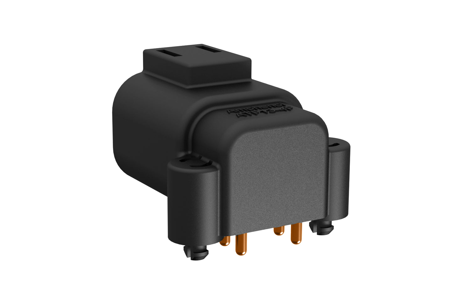 ATF13-4P-BM03 Board Mount Header, Right Angle, AT, 4 Pin, Snap Fit, Tin plate