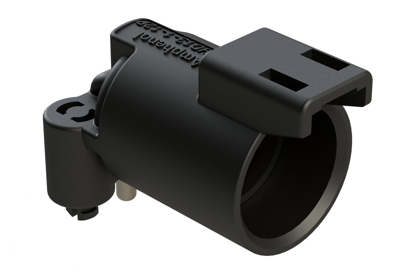 ATFHD13-1-12P-BM03 1 Position, Right Angle Board Mount Receptacle, Pin, Snap Fit, Tin Plated Size 12 Contact