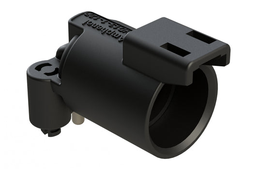 ATFHD13-1-12P-BM03 1 Position, Right Angle Board Mount Receptacle, Pin, Snap Fit, Tin Plated Size 12 Contact