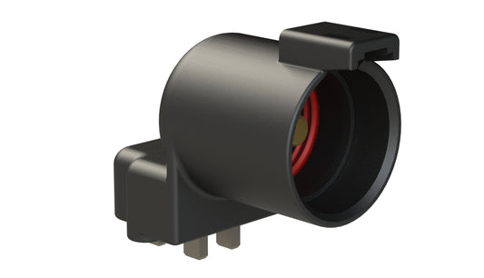 ATFHD13-1-4P-BM11 1 Position, Board Mount Receptacle, Contact Size 4