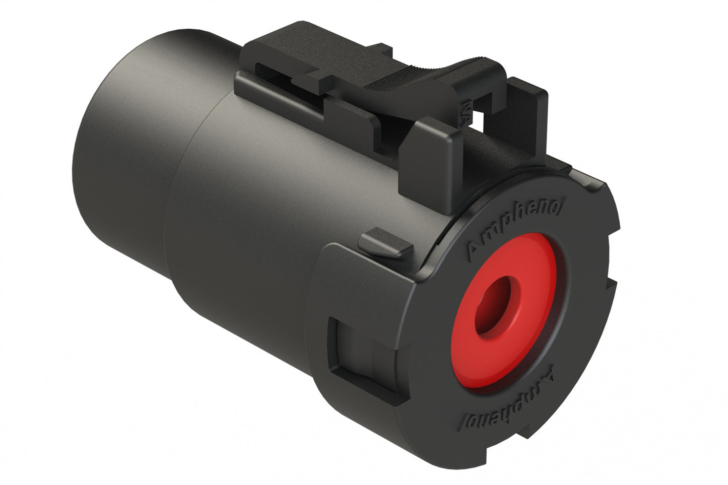 ATHD06-1-4S-E003 1 Position Plug, Socket, Size 4 Contact, (Snap) Endcap, Black. DTHD06-1-4S-E003