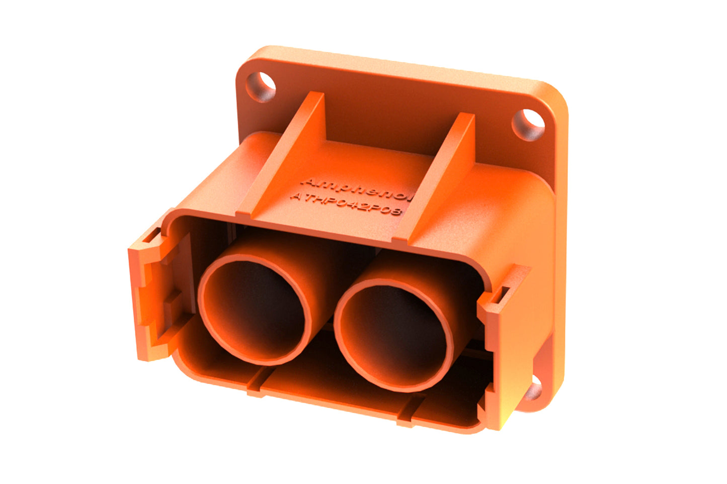 ATHP042P08NL16-50 2 position Standard Receptacle with High Voltage Interlock Loop, 8mm Power Contact, 180 A, 35mm² Power Cable, #16 50mm Signal Contact. Contacts included