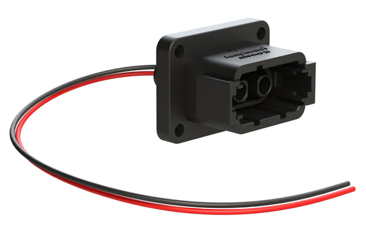 ATHP042P25EL-BLK 2 Position Receptacle with High Voltage Interlock Loop and EMC Shielding, A Position, Black. Contacts ordered separately.