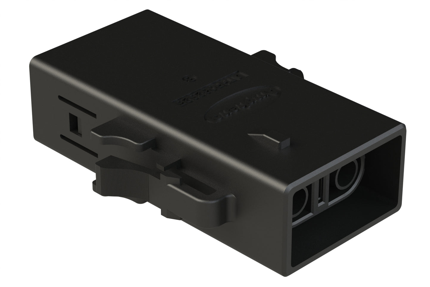 ATHP062S25ELB-S1-BLK 2 Position EMC Plug with High Voltage Interlock Loop, B Key, 6.5-7.5mm Cable Range, Black. Contacts ordered separately.