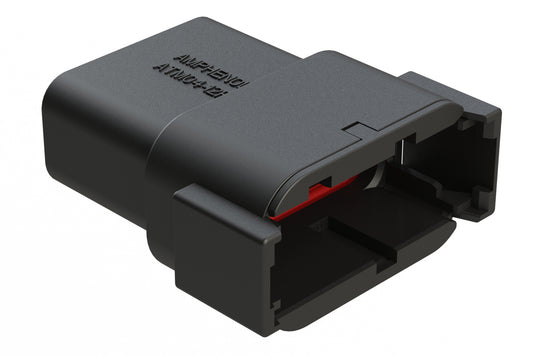 ATM04-12PB 12-Way Receptacle, Male Connector with B Position Key. DTM04-12PB