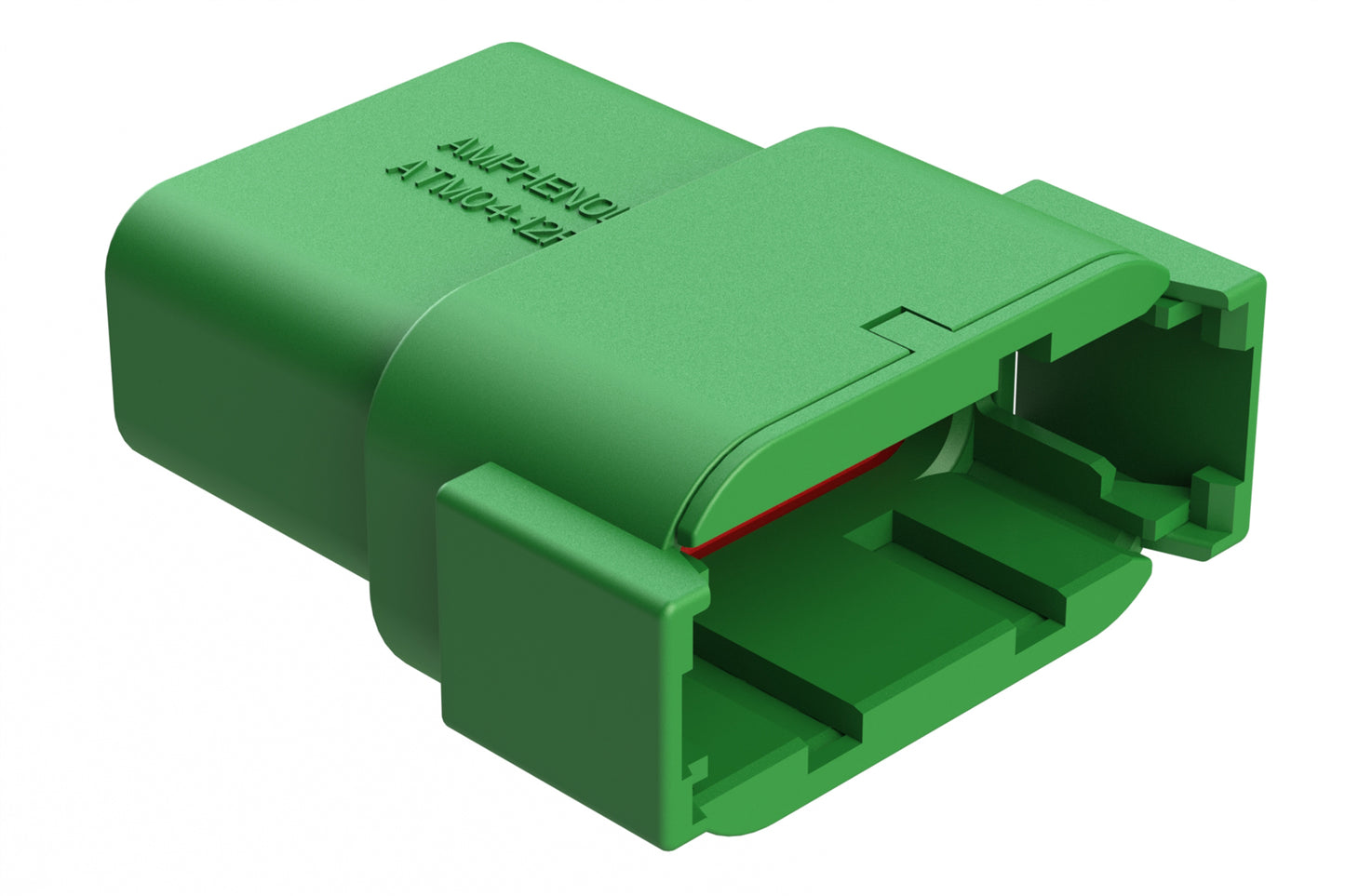 ATM04-12PC 12-Way Receptacle, Male Connector with C Position Key. DTM04-12PC