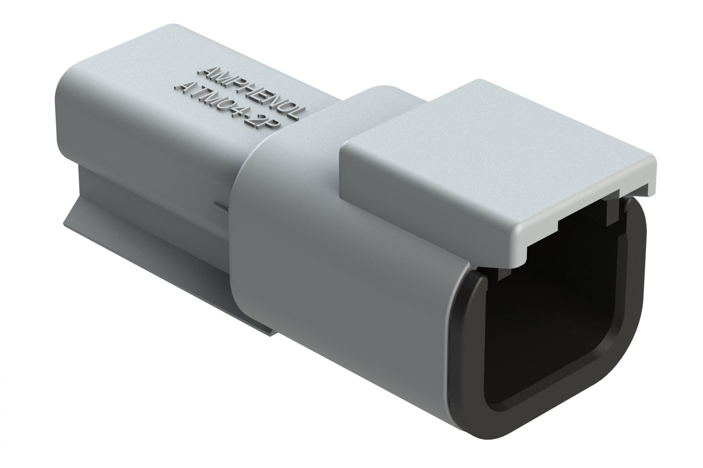 ATM04-2P 2-Way Receptacle, Male Connector. DTM04-2P