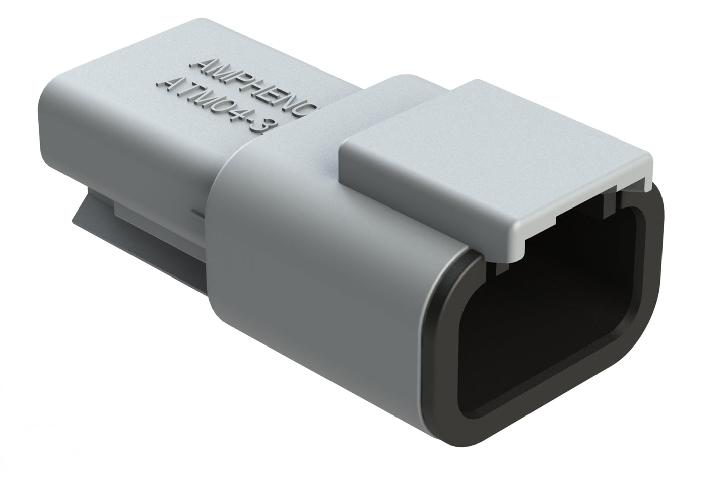 ATM04-3P 3-Way Receptacle, Male Connector. DTM04-3P