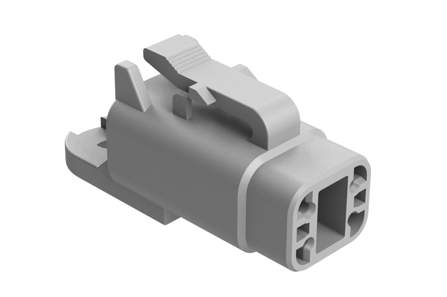 ATM04-4P-CAP Dust cap for 4 position receptacle, grey