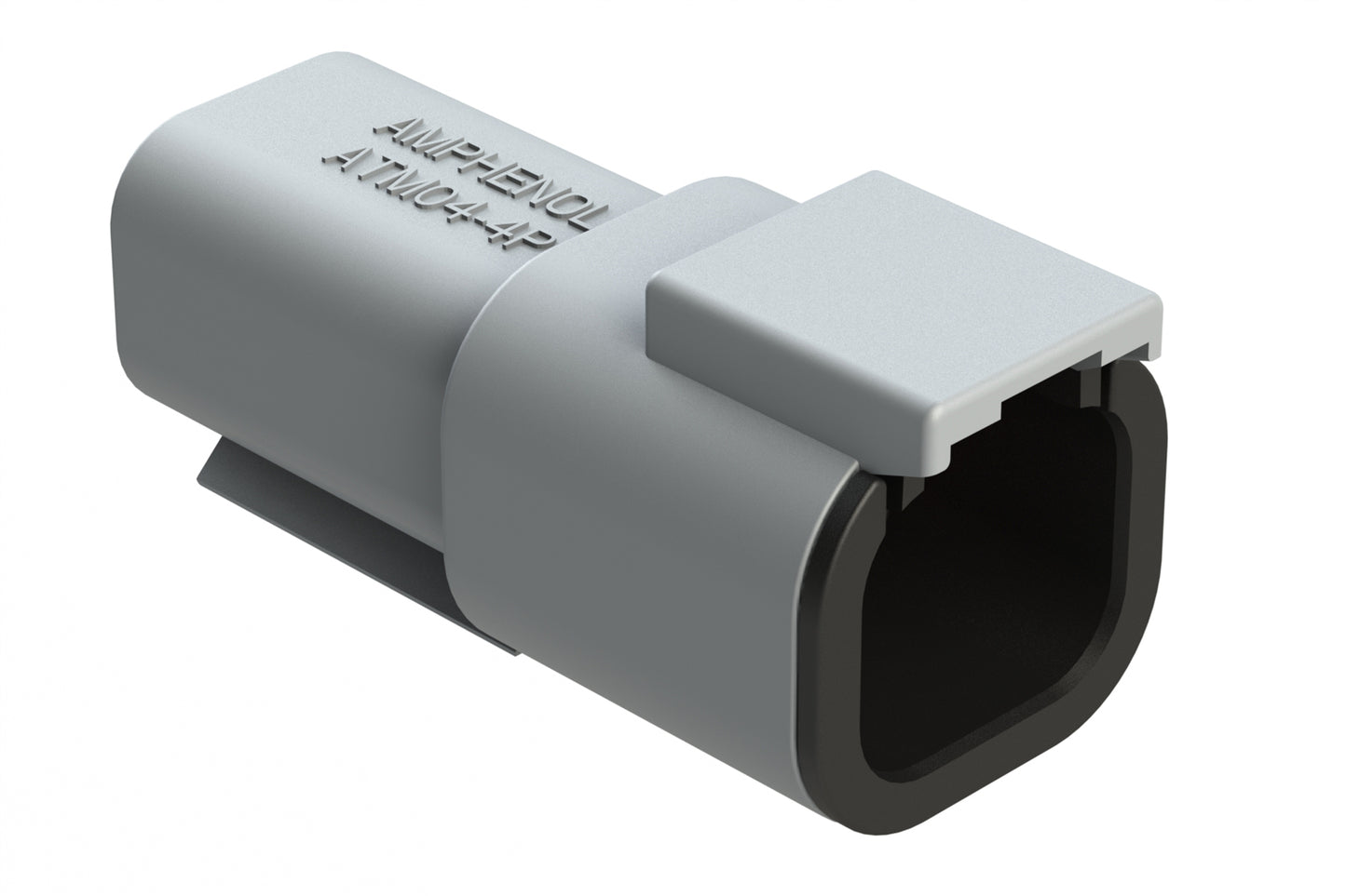 ATM04-4P 4-Way Receptacle, Male Connector. DTM04-4P