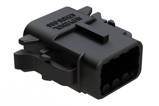 ATM06-08SB 8-Way Plug, Female Connector with B Position Key. DTM06-08SB
