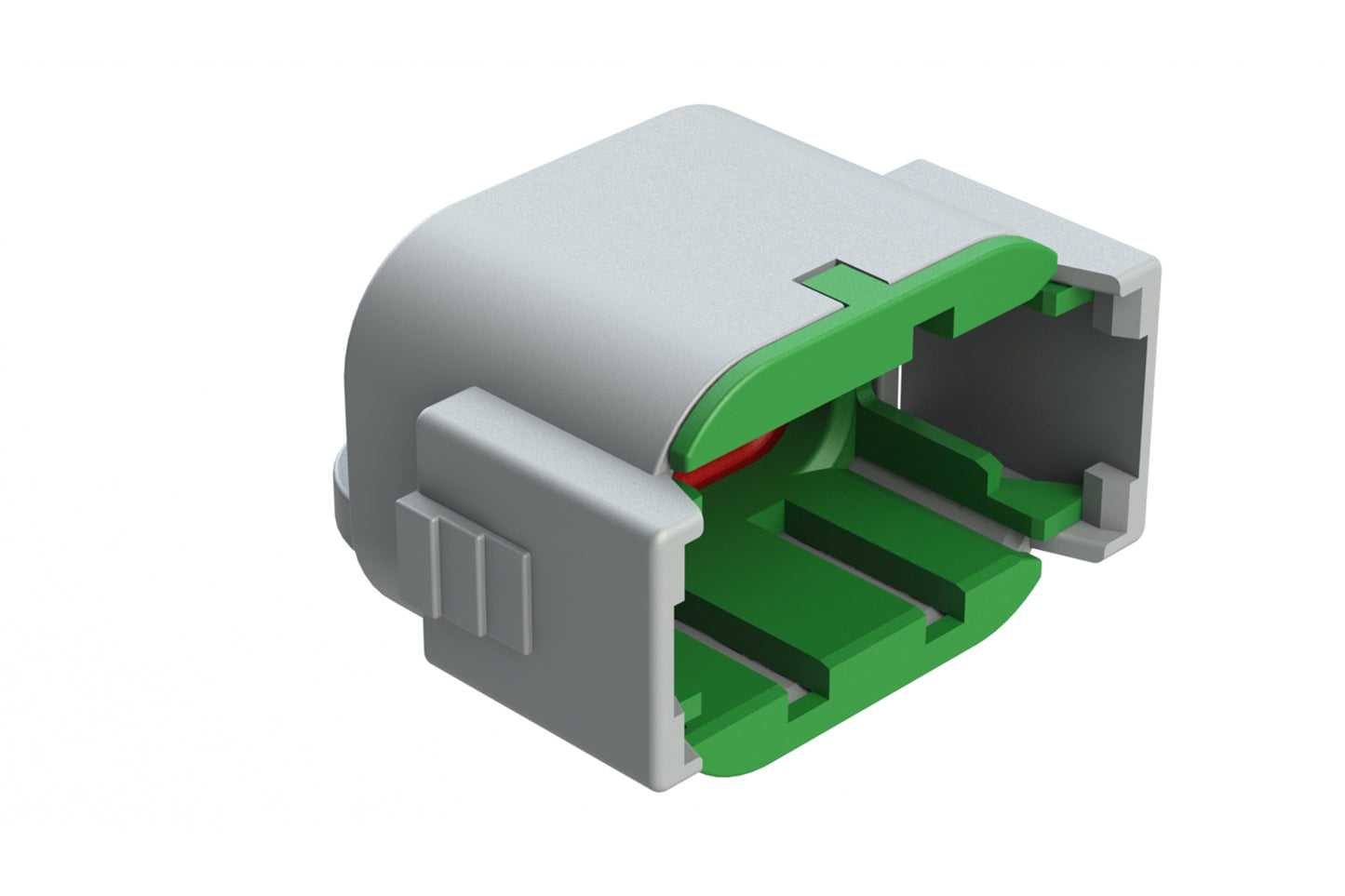 ATM06-08SC-CAP Dust cap for 8 position plug, keyed C, green