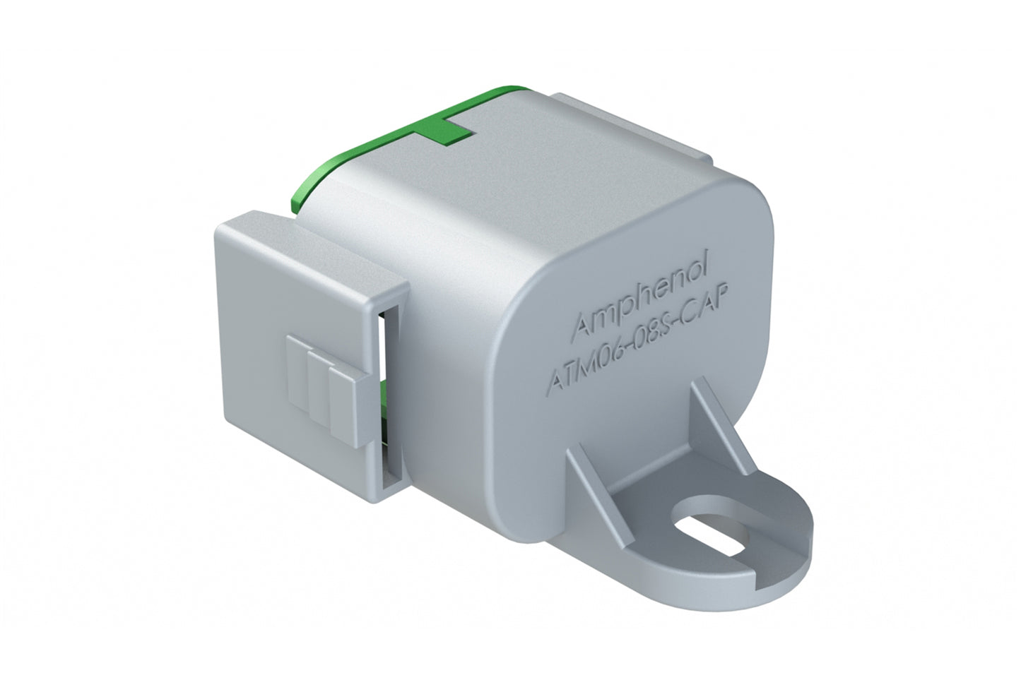 ATM06-08SC-CAP Dust cap for 8 position plug, keyed C, green