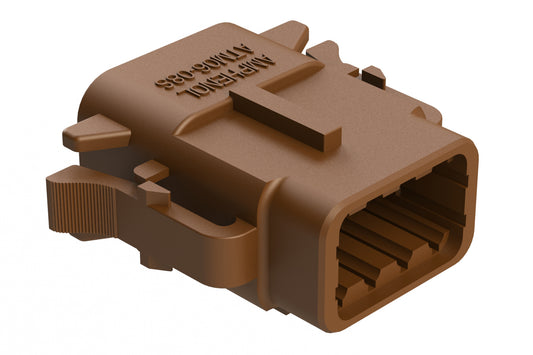 ATM06-08SD 8-Way Plug, Female Connector with D Position Key. DTM06-08SD