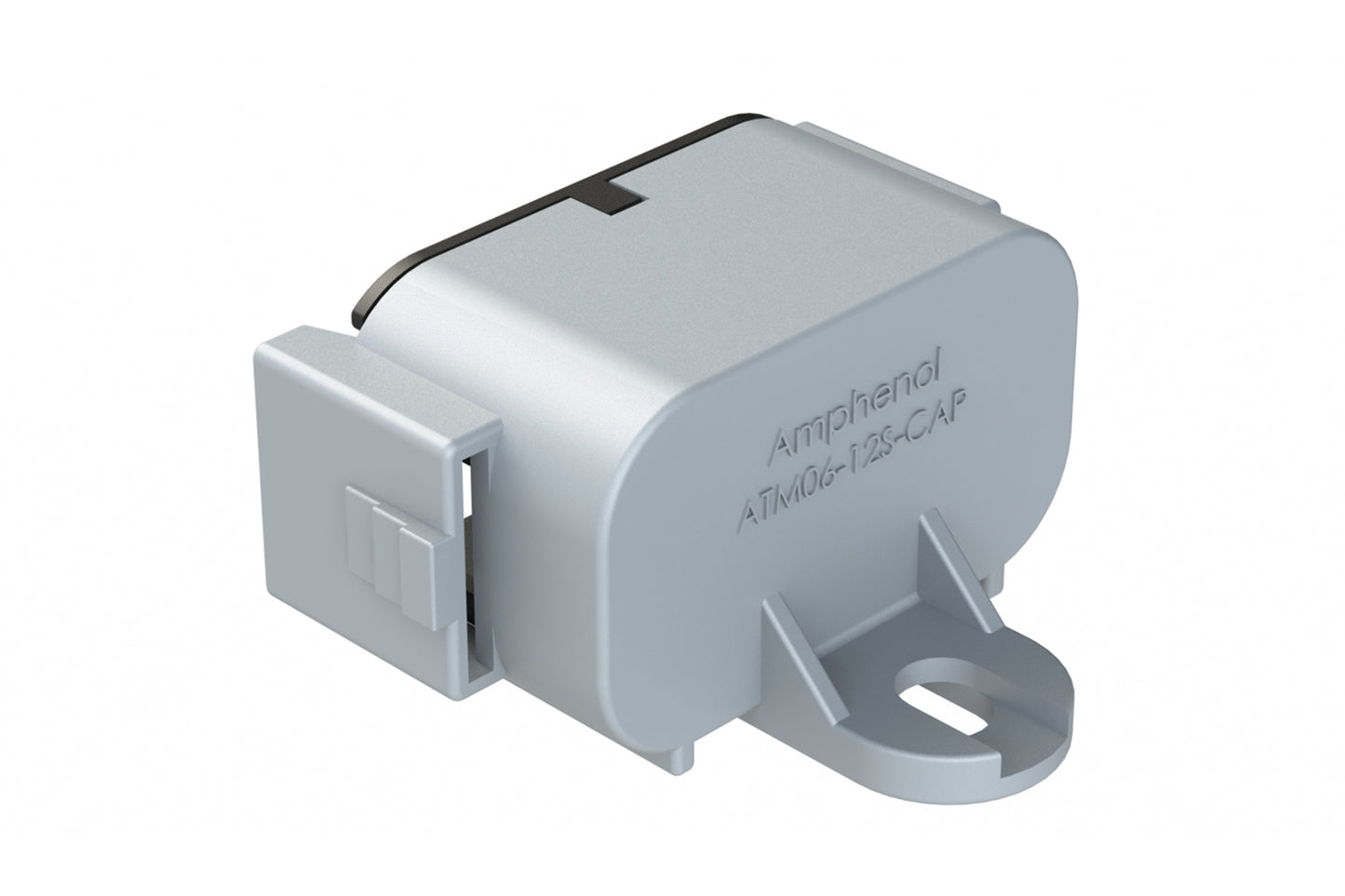 ATM06-12SB-CAP Dust cap for 12 position plug, keyed B, black