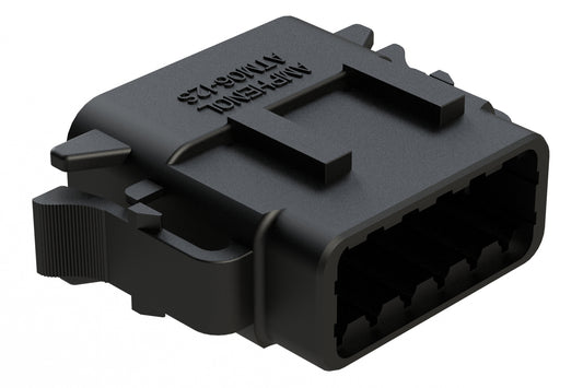 ATM06-12SB 12-Way Plug, Female Connector, B Position Key. DTM06-12SB
