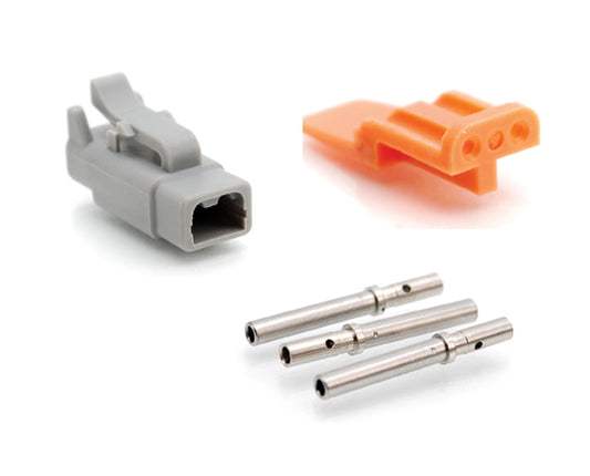 ATM06-2S-KIT01 2 Socket Plug, Wedge and Contacts Kit