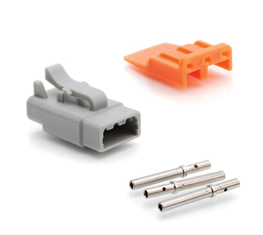 ATM06-3S-KIT01 3-Way Socket Plug, Wedge and Contacts Kit