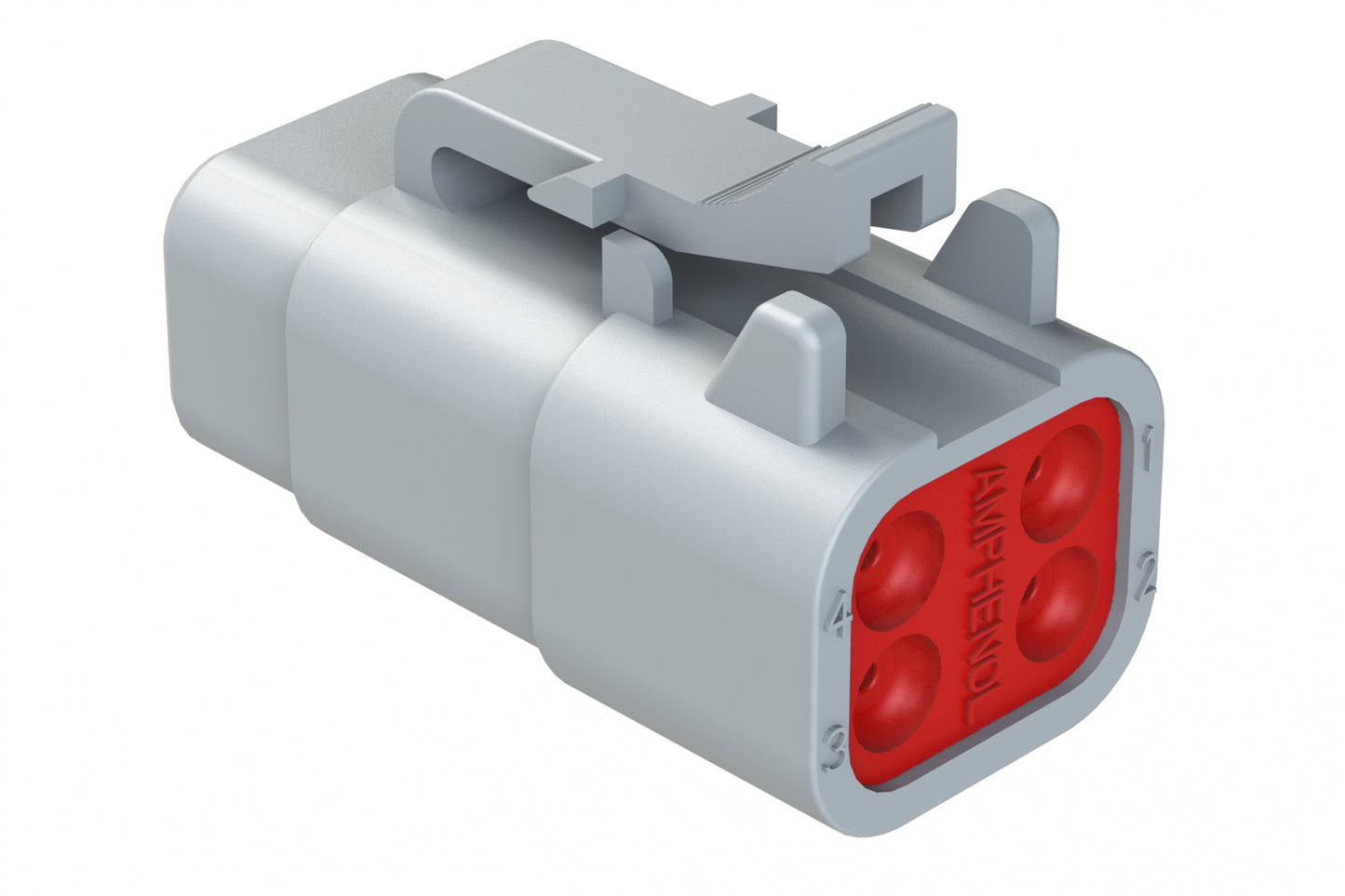 ATM06-4S 4-Way Plug, Female Connector. DTM06-4S