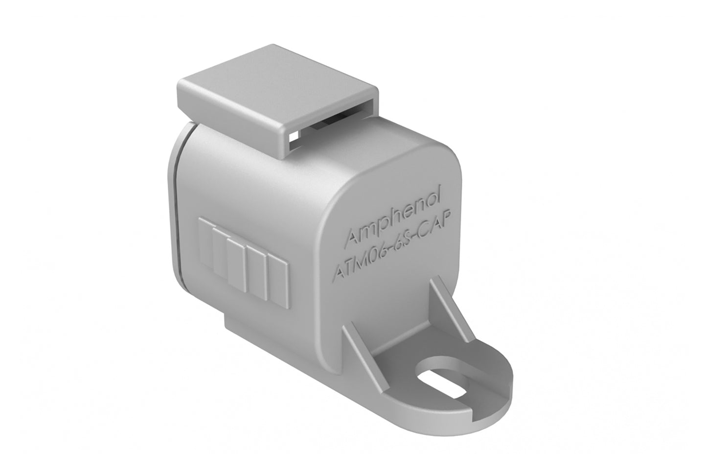 ATM06-6S-CAP Dust cap for 6 position plug, grey