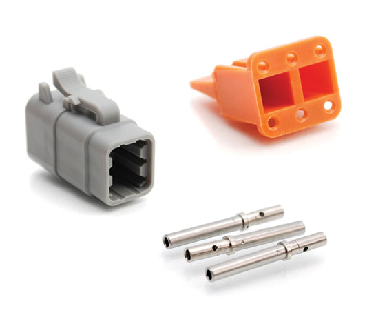 ATM06-6S-KIT01 6 Socket Plug, Wedge and Contacts Kit